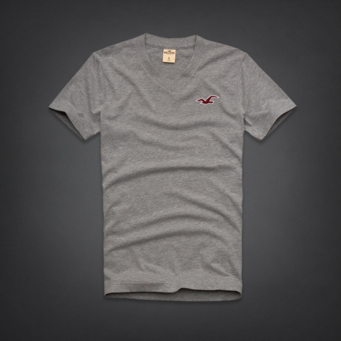 Hollister Hombres cuello en V Corto Remera HCO4108